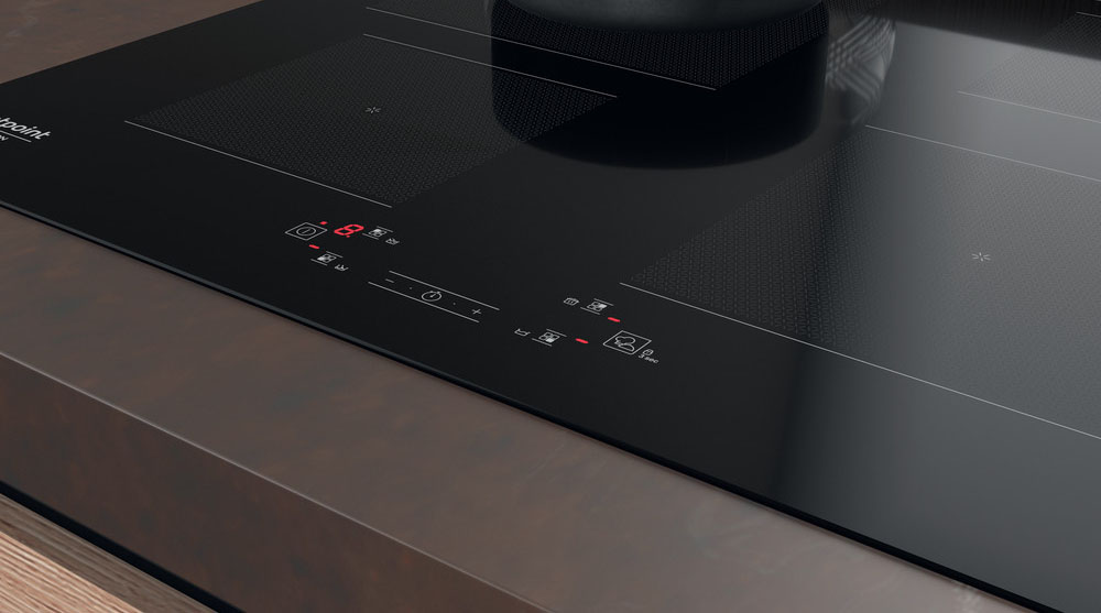 HQ 2960S NE Индукционная варочная панель / индукционная.60 см, 4 индукционные зоны нагрева, автоматические программы, booster, 4 таймера, сенсорное управление, без рамки, черный Hotpoint-Ariston Santreyd  - Вид №2