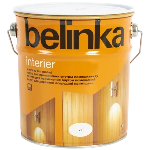 Покрытие защитно-декоративное для дерева Belinka Interier цвет белый 2.5 л