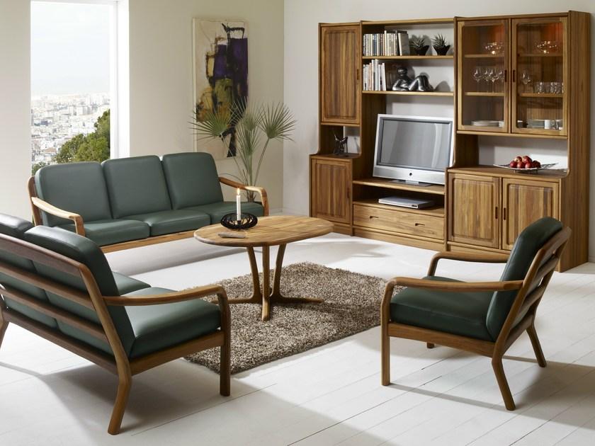 Dyrlund Овальный деревянный журнальный столик  9257  - Вид №1