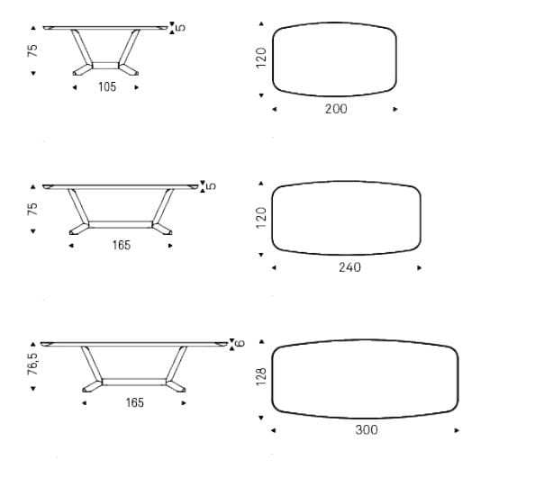 Керамический и стальной бочковый стол Cattelan italia строгальный станок ARCH-00098851 - Вид №3