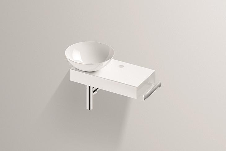 5256000000 Умывальник с тумбой, wp.pn1, белая, proshield, глазурованная, белый Alape серия PN (Piccolo Novo) 