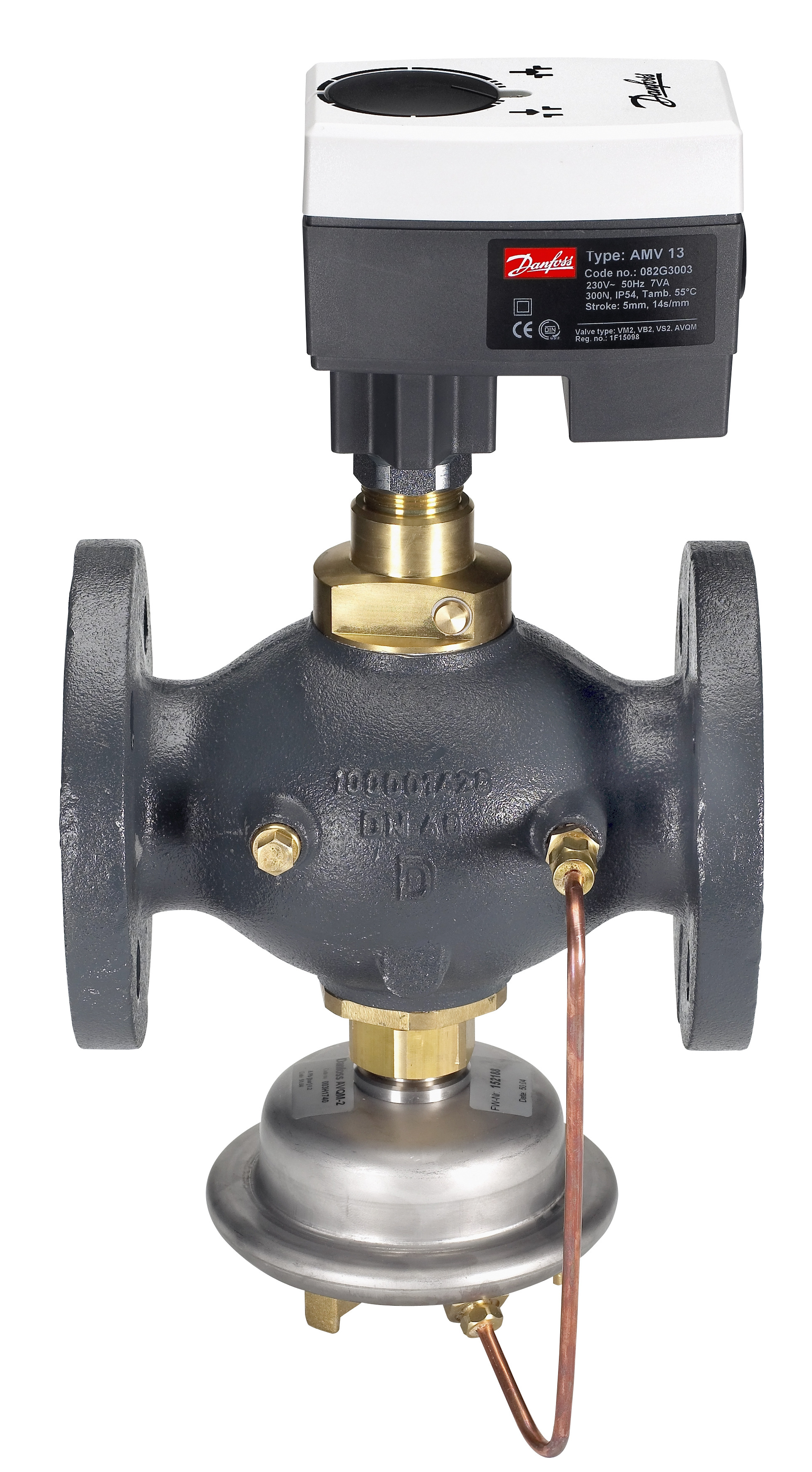 Danfoss Редукторные электроприводы с трехпозиционным управлением Электропривод импульсный AMV10 230B 082G3001  - Вид №12