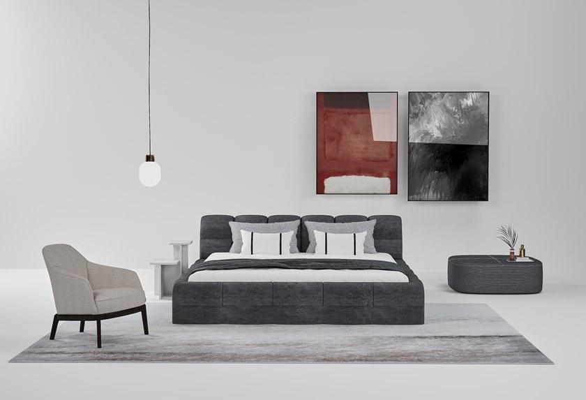 Grado Design Пуф из квадратной ткани с обивкой  Ric-ch-pf-l  - Вид №7