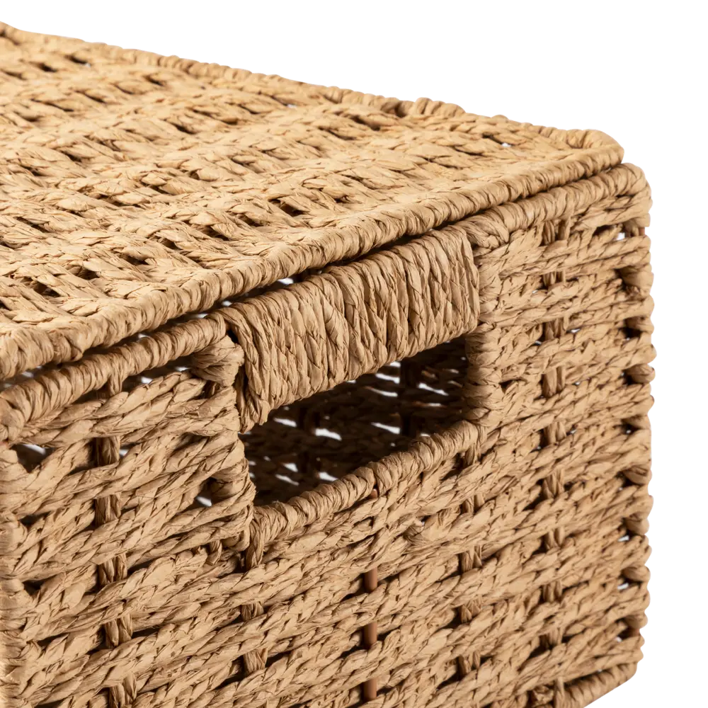 Корз плетен с кр 31X23X15см беж Konsensa STLM-2021431 - Вид №3