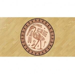 Художественный паркет Da Vinci Розетка 26-190 Орех американский Селект (Гладкая) х1000диаметр мм.