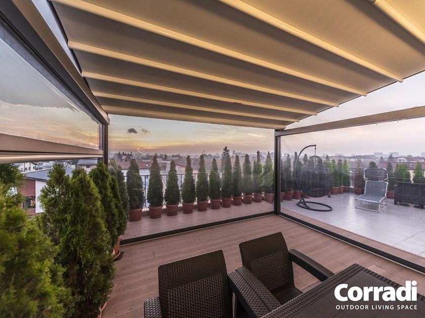 Corradi Пергола из стали с раздвижной крышкой Pergotenda® sun-id-1378208 - Вид №5