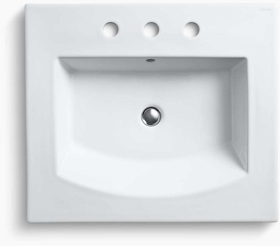 K-2956-8-47 Накладная раковина на столешницу  прямоугольная Kohler  - Вид №2