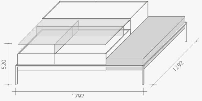 Lema Модульная скамья-контейнер из кожи sun-id-1370341 - Вид №8