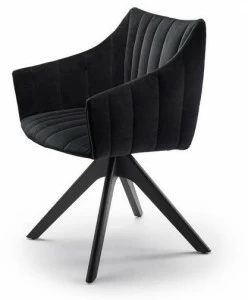 Freifrau Стул на козелке из ткани с подлокотниками Rubie