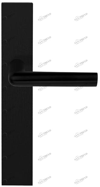Formani Дверная ручка без отверстия, отделка ПВХ черный матовый Inc sun-id-1469439