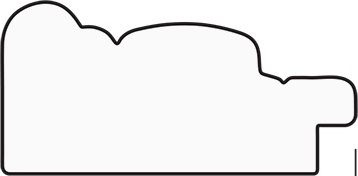 BY 3964 Зеркало в багетной раме - слоновая кость 51 mm EVOFORM Octagon - Вид №4