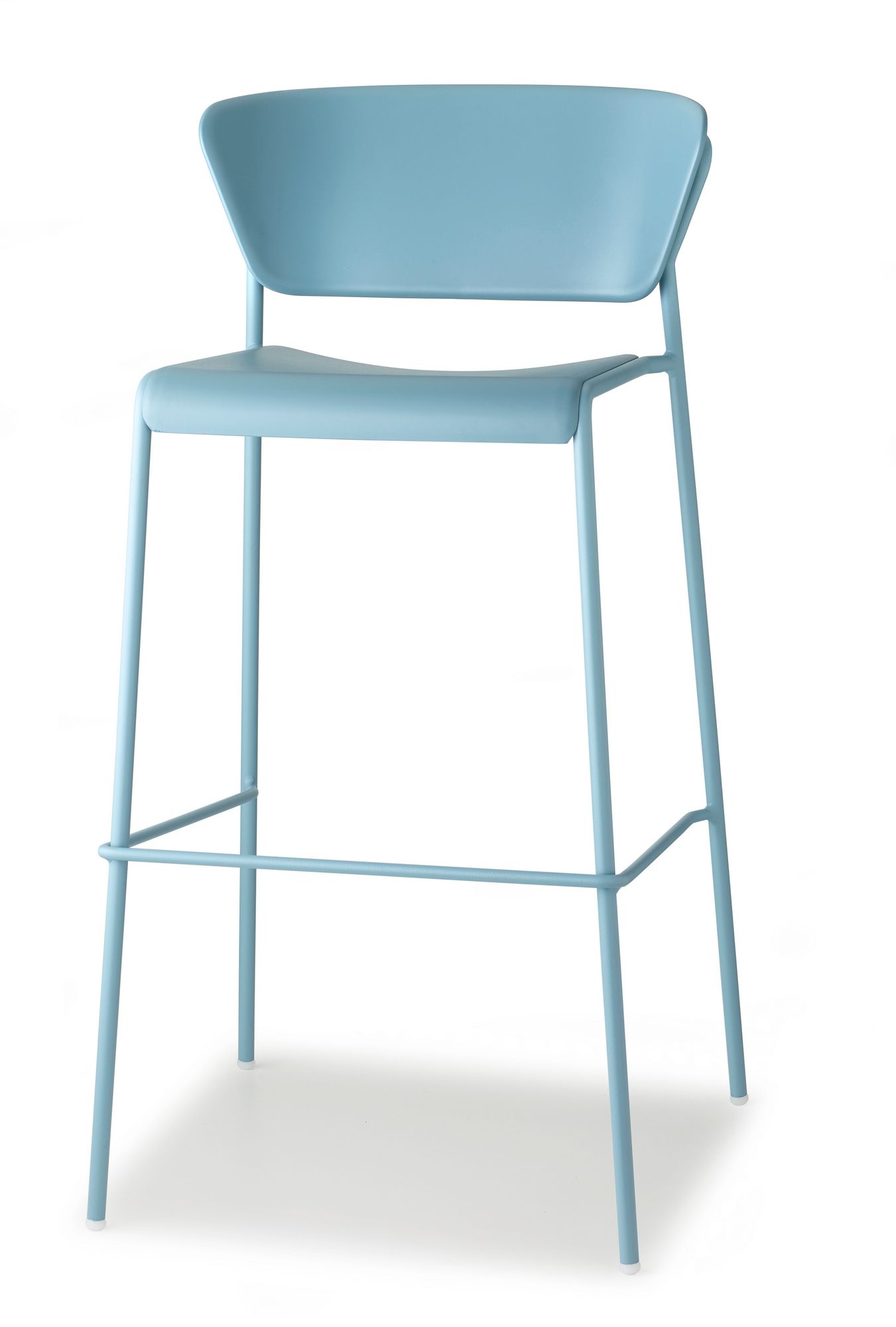 Высокий стул из инженерного пластика с подставкой для ног S-CAB Лиза ARCH-00027436 - Вид №3