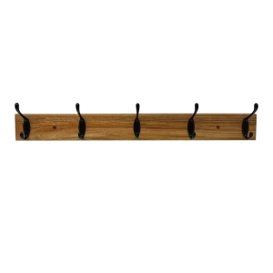 Вешалка настенная KONSENSA 5 крючков Tiago 62x9.5x7.4 см цвет черный 89388833 STLM-2200557