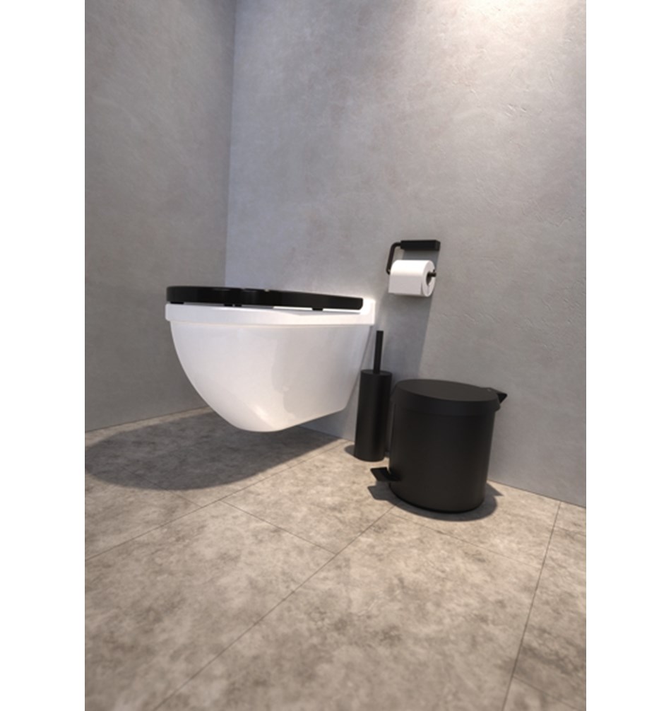 FROST Контейнер для мусора 250 » черный Нержавеющая сталь Черный N3001-B  - Вид №6