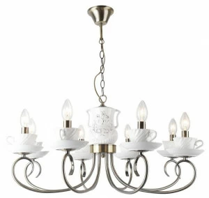 Подвесная люстра Arte Lamp Teapot A6380LM-8AB ARTE LAMP ДИЗАЙНЕРСКИЕ, TEAPOT 056637 Белый