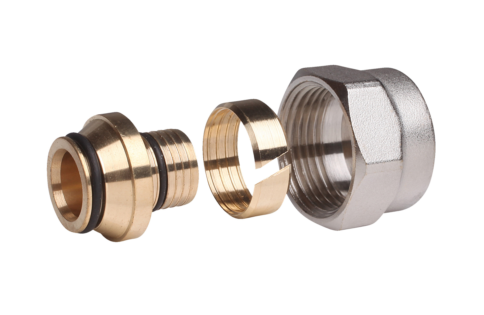 Danfoss Фитинги для металлопластиковых труб (Alupex) Уплотнительные фитинги 16x2 G3/4'' вн 013G4186  - Вид №9