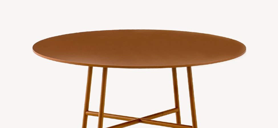 Круглый стол из МДФ и стали MOROSO Tia Maria ARCH-00085802 - Вид №8