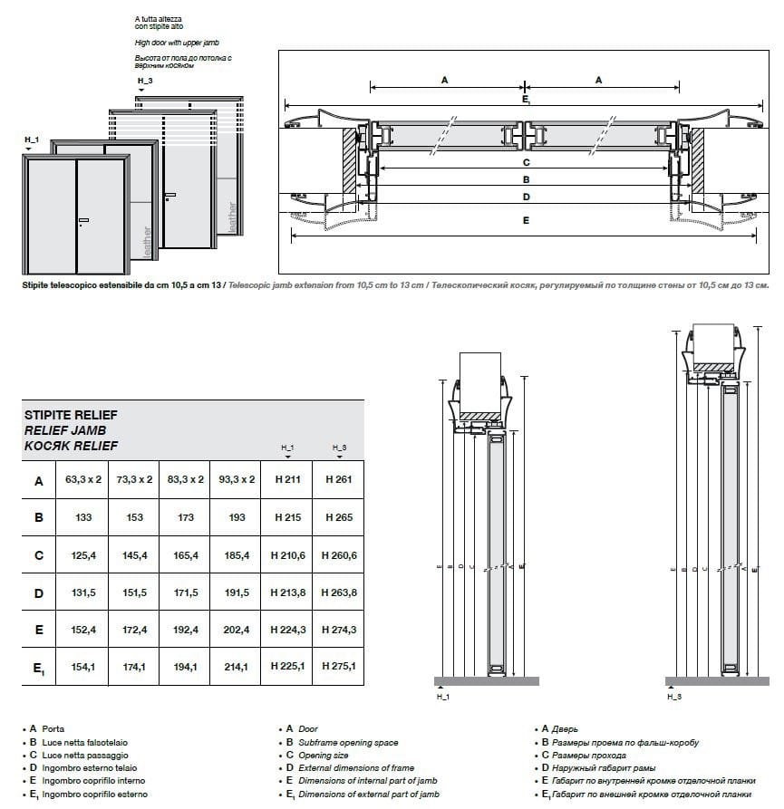 Стеклянная распашная дверь Longhi Aluminiun Chic-Doors ARCH-00011251 - Вид №6