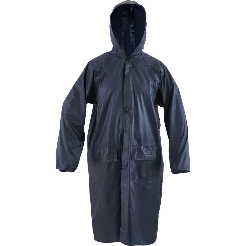 Плащ-дождевик с капюшоном нейлон размер 50-52 цвет синий Santreyd STLM-2193911