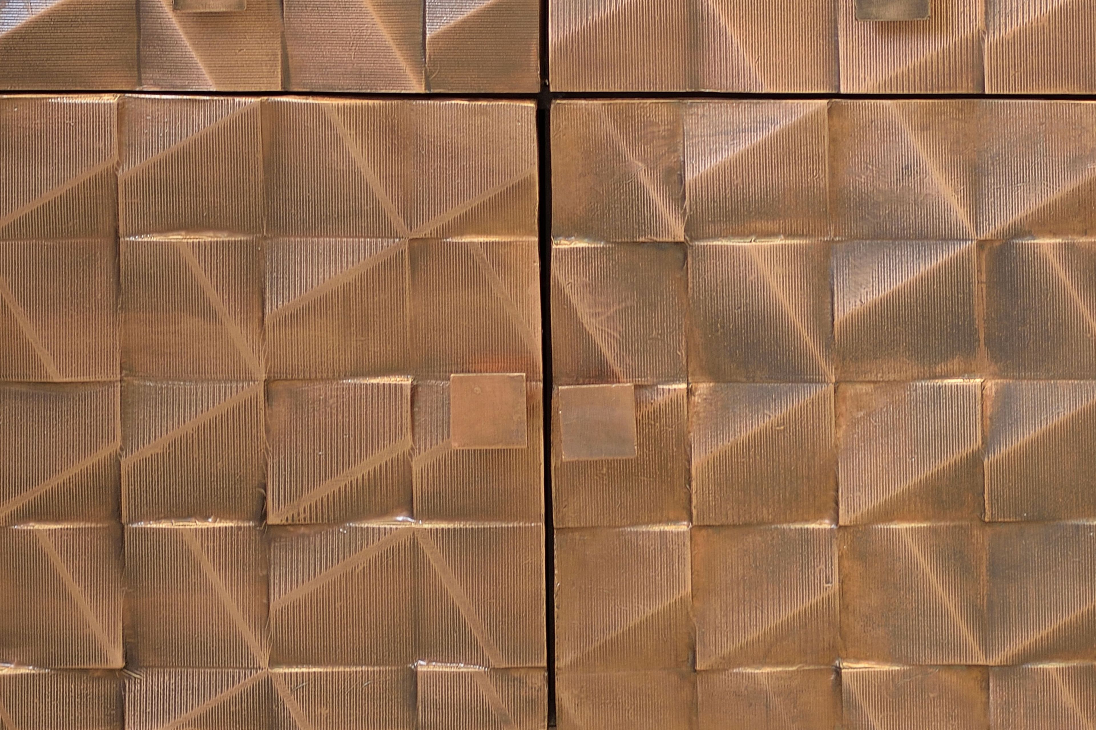 Бронзовый шкаф с распашными дверями Giner y Colomer Cobre ARCH-00040759 - Вид №3