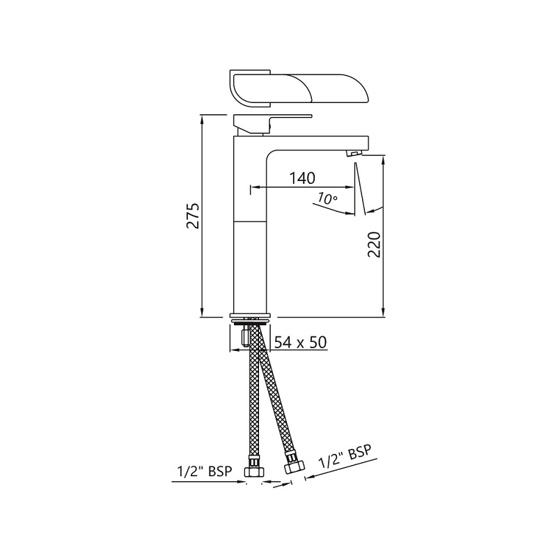 ALI-CHR-85005B Смеситель Jaquar Alive Santreyd - Вид №1