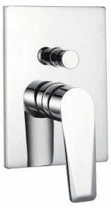 Встраиваемый смеситель для ванны и душа с переключателем SALUTO SAL-BASM-CRM