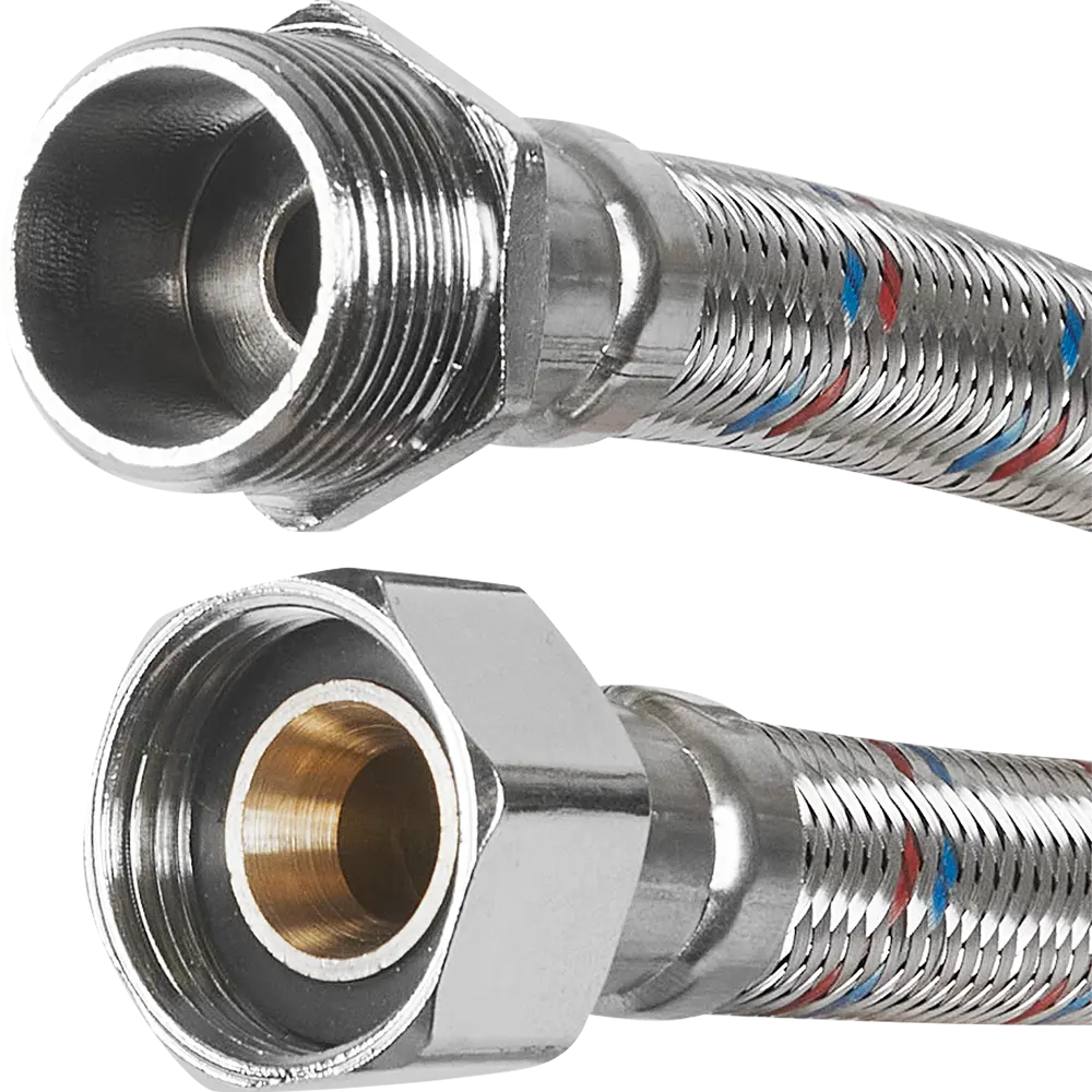 Гибкая подводка для воды Aquabeam 3/4"x3/4" гайка - штуцер 200 см STLM-2179496 - Вид №1