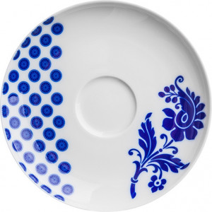 10582666 Sieger by Furstenberg Чашка для капучино закругл. с блюдцем Sieger by Furstenberg "Комната чудес" 260мл Фарфор