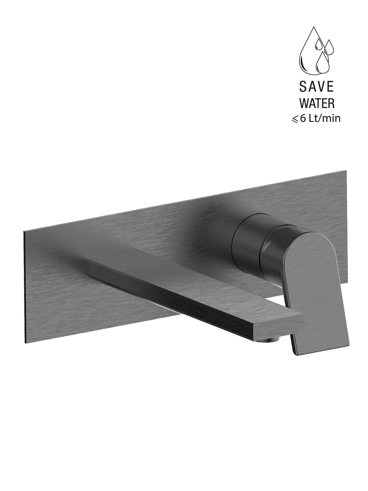 Настенный однорычажный смеситель для раковины без слива Rubinetterie Frattini Gintonic ARCH-00069603 - Вид №1