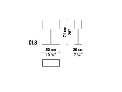 Настольная лампа с тканевым абажуром Maxalto Leukon ARCH-00012255 - Вид №2