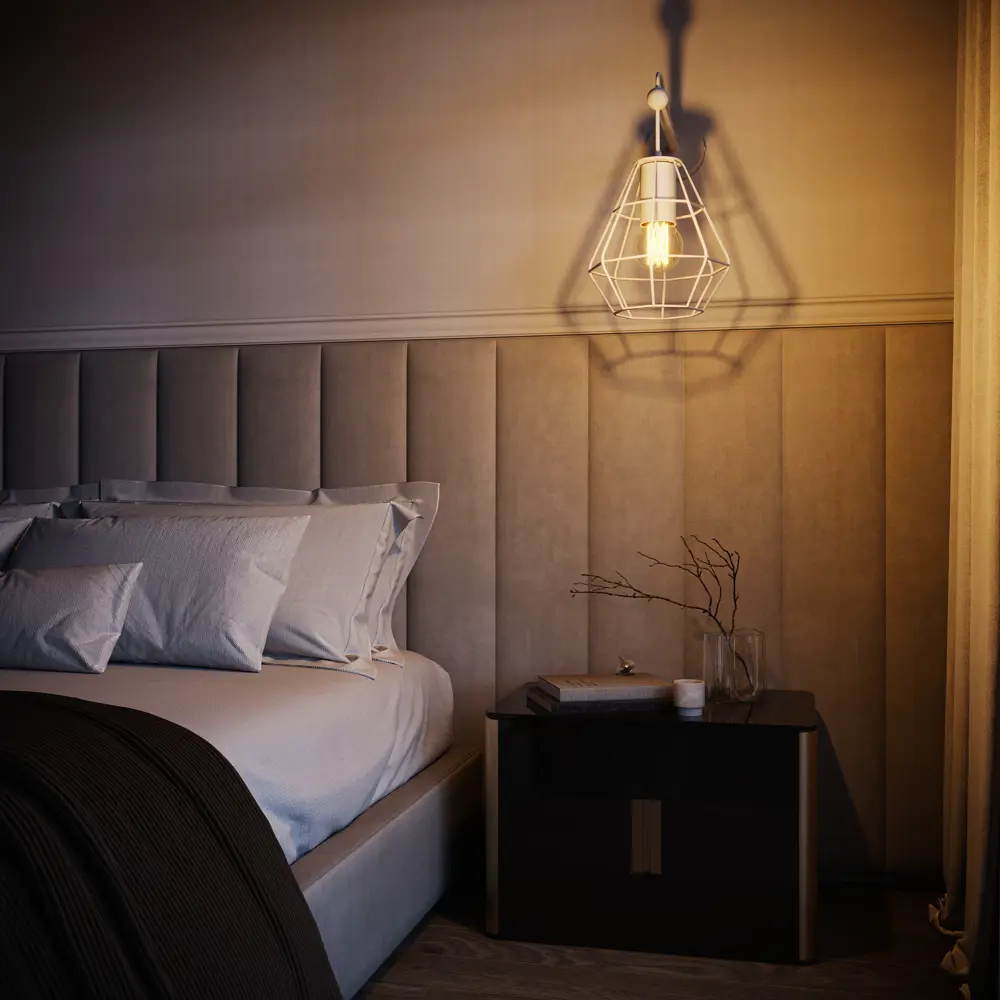 Настенный светильник бра Vitaluce Orso white 1 лампа 3м² E27 цвет белый глянцевая STLM-2008478 - Вид №9