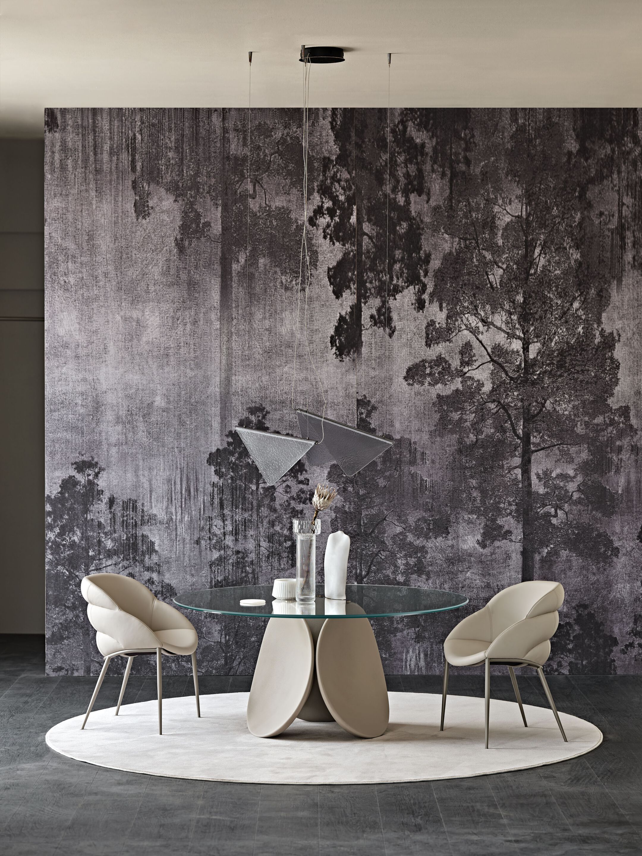 Круглый Хрустальный стол Cattelan italia MAXIM ARCH-00061614 - Вид №2