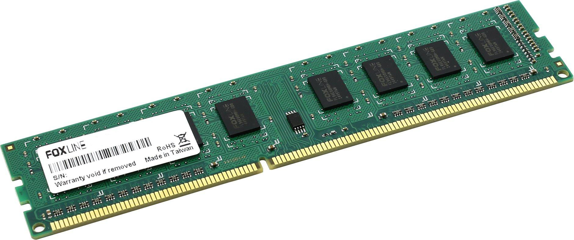 FL1600D3U9-4G dimm 4gb 1600 ddr3 cl9/cl11 Foxline Santreyd 