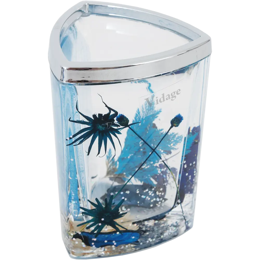 Стакан в ванную Vidage Василек пластик цвет прозрачный STLM-2024640 - Вид №1