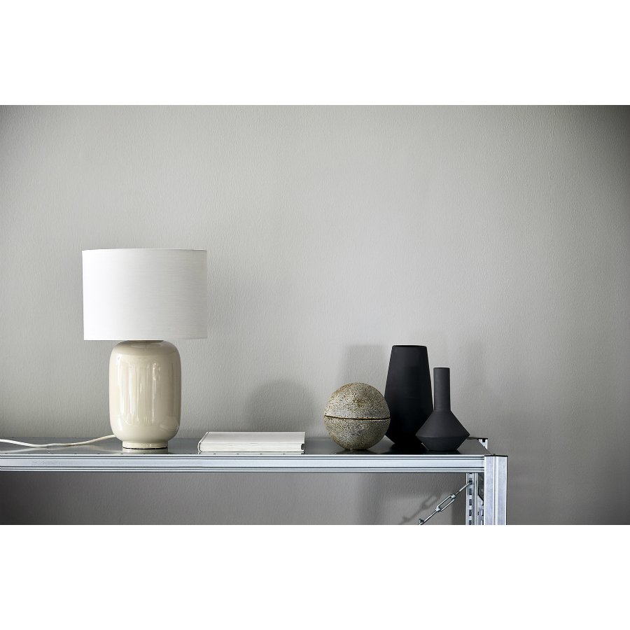 254533011 Лампа настольная cadiz, 28х43,4 см, серо-коричневая Frandsen  - Вид №1