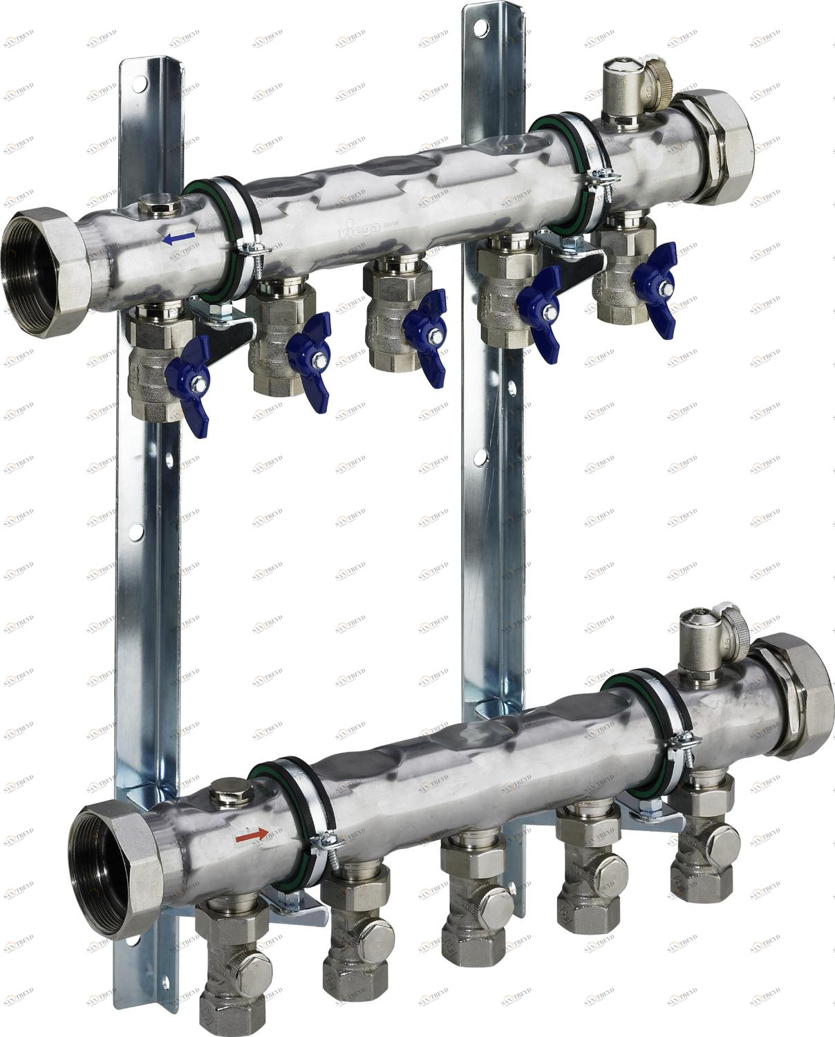 621 995 Модель 1007 Промышленный коллектор для трубопроводных систем Fonterra панельное отопление Santreyd 