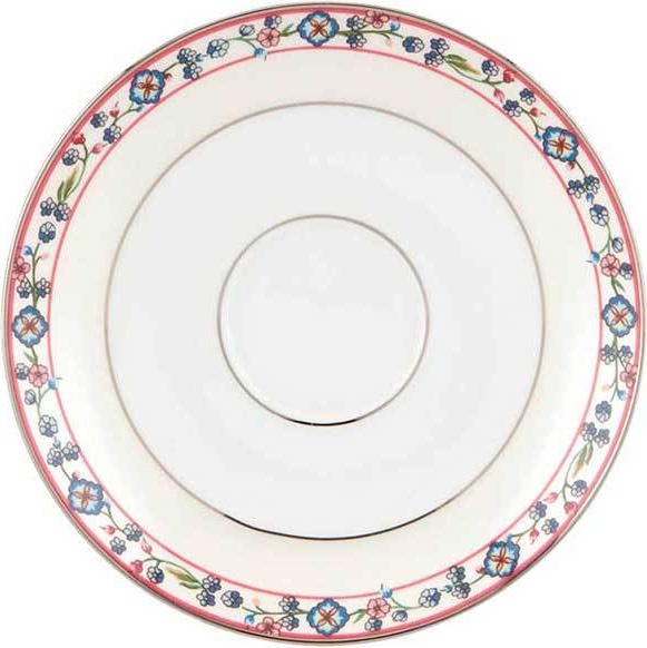 10551363 Lenox Чашка чайная с блюдцем 210мл "Жаклин Бувье, Скаламандре" Фарфор костяной 