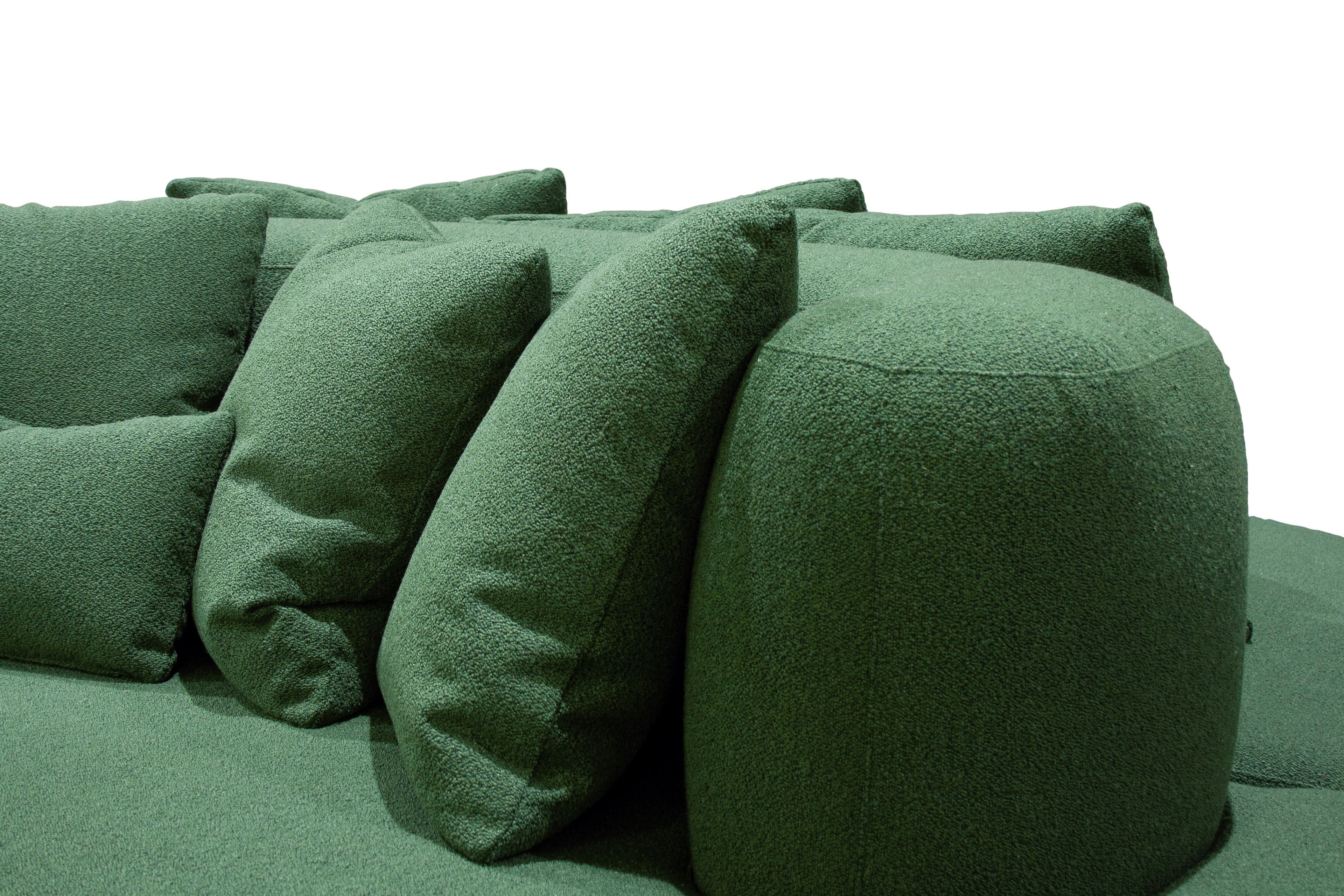 Двусторонняя изогнутая ткань диван CREARTE COLLECTIONS Lab Organic ARCH-00112827 - Вид №29