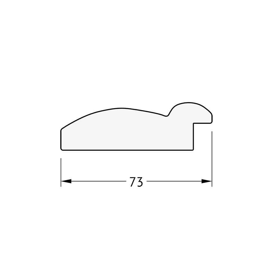 BY 3669 Зеркало в багетной раме - серебряный бамбук 73 mm EVOFORM Octagon - Вид №3