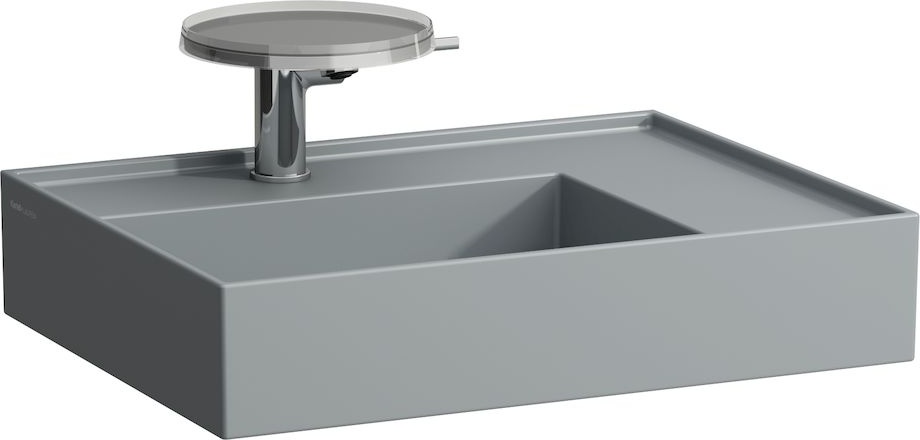 H8103340201581 Раковина с полочкой справа, со специальным скрытым сливом LAUFEN PRO - Вид №13