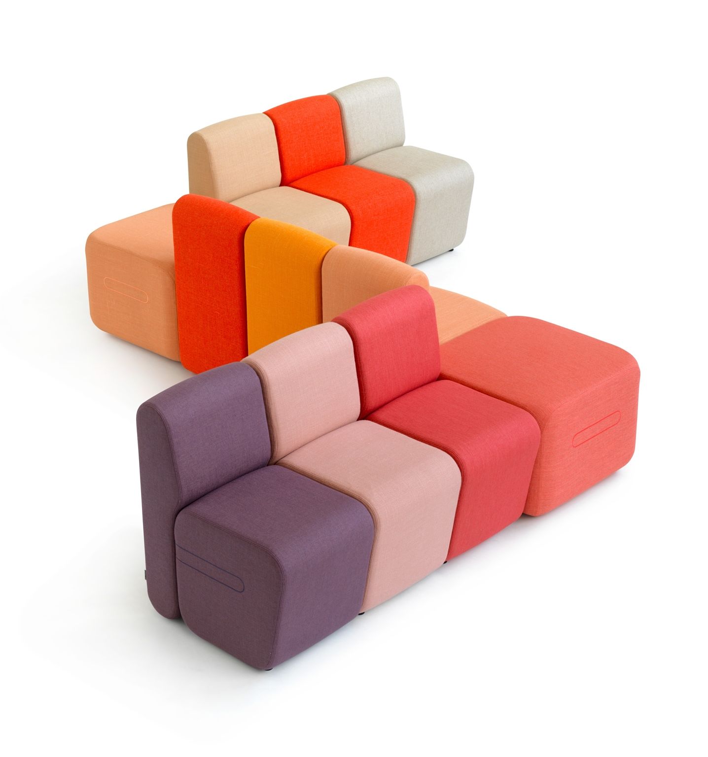 Квадратный пуф из ткани Bla Station ARCH-00129486 - Вид №7