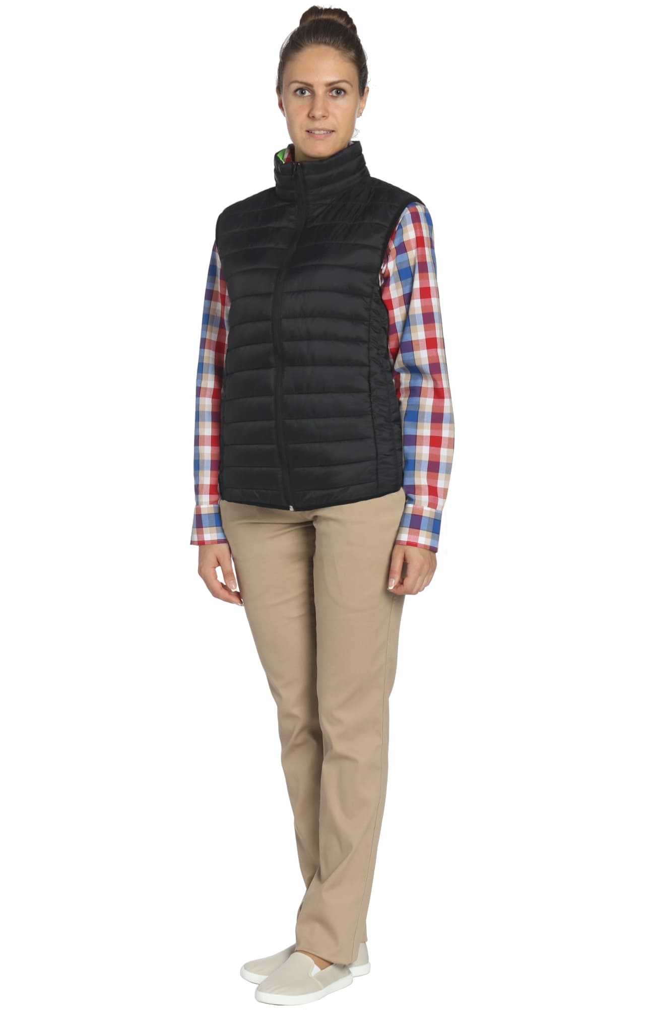 69672 Жилет стеганый  black El-Risto  Демисезонная одежда размер XS (84)  - Вид №6