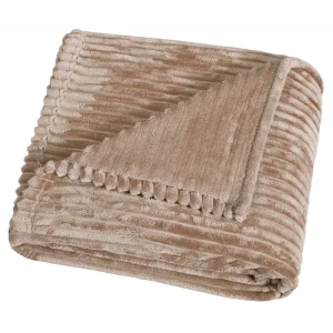 Плед Strips 150x200 см велсофт цвет кремовый 89128736 STLM-2162368