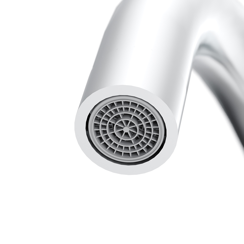 790730000 смеситель для кухни двуцветный белый Damixa Origin Balance  - Вид №3