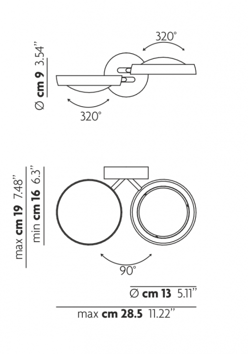 Studio Italia Design Nautilus AP1-PL1 165006 универсальный светильник 112044 - Вид №5