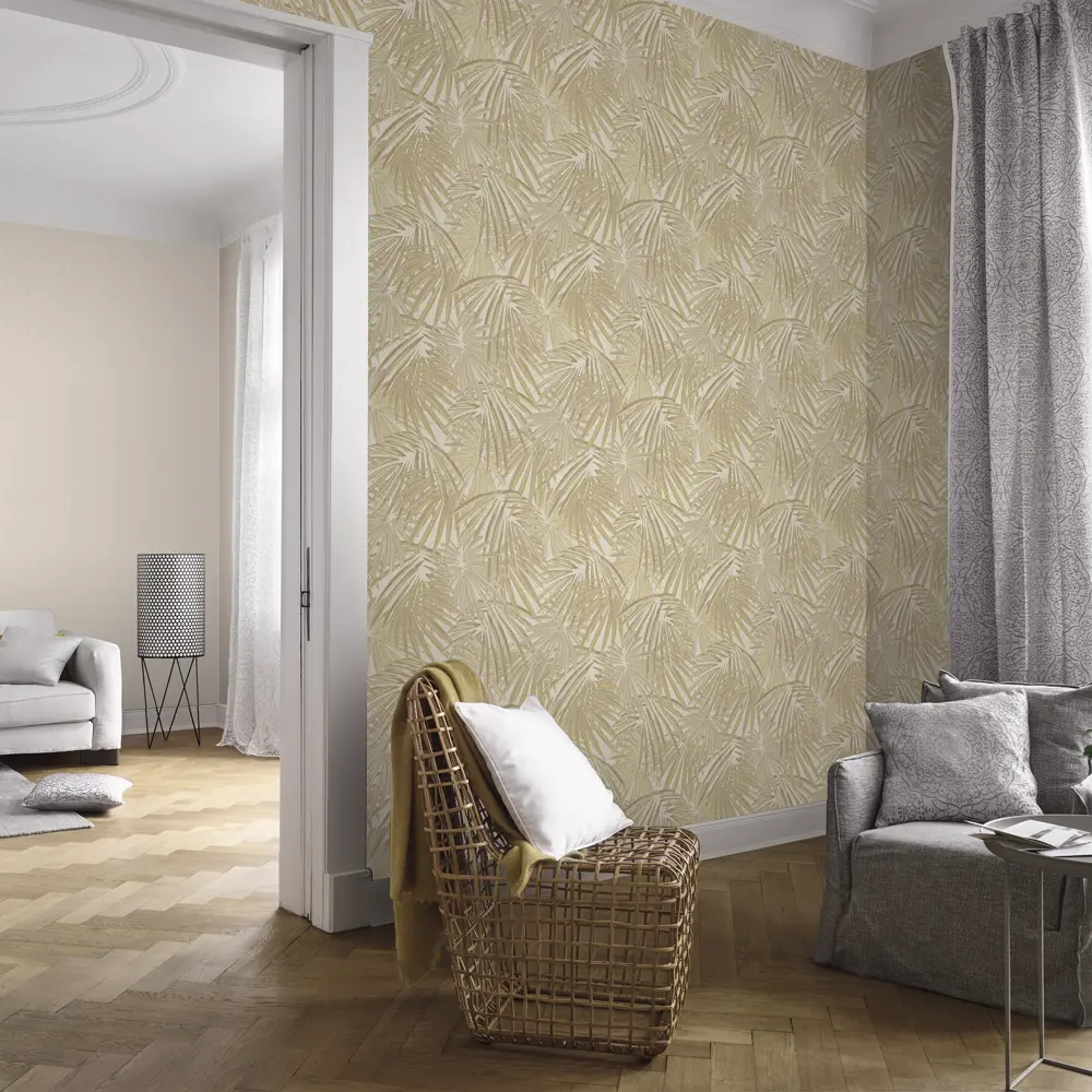 Обои флизелиновые Rasch SM «Пальма» бежевые1.06 м RA 965803 STLM-2030206 - Вид №3