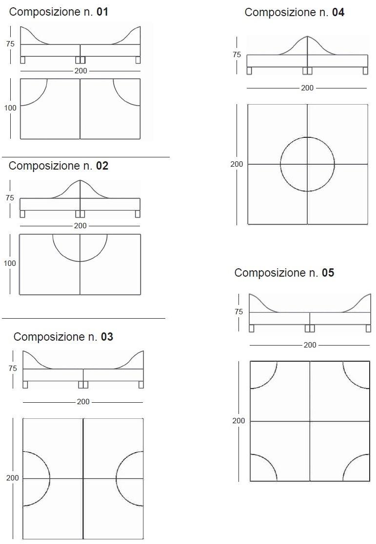 Giovannetti Модульный диван из ткани sun-id-1504048 - Вид №9