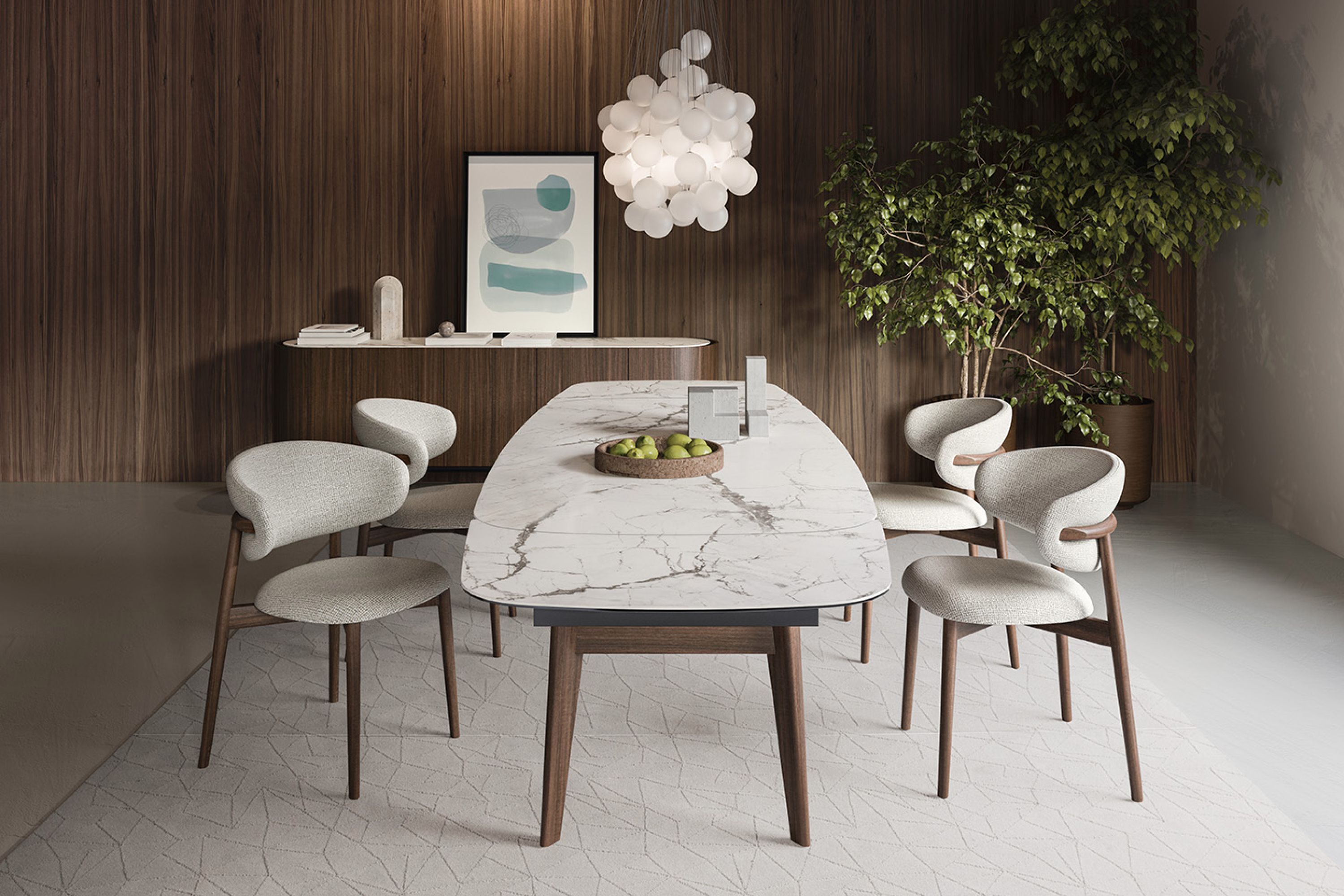 Прямоугольный выдвижной стол из ясеня Calligaris Abrey ARCH-00038425 - Вид №2