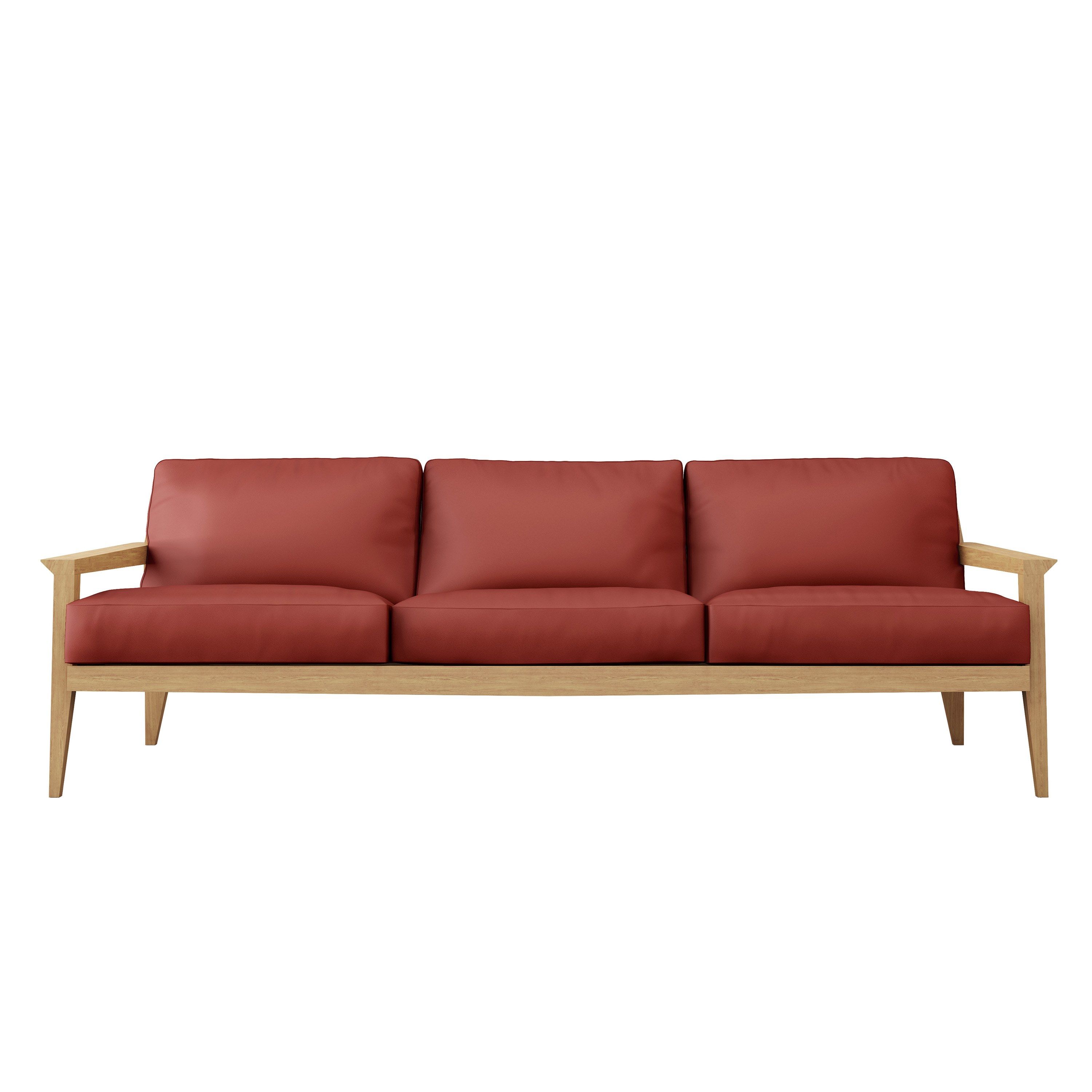 3-местный кожаный диван Case Stanley ARCH-00103406 - Вид №13