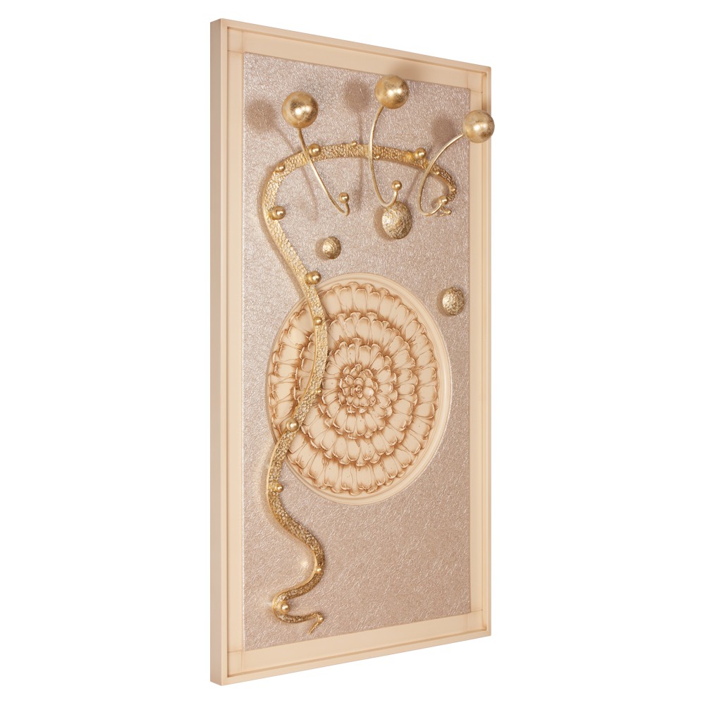 15006 Вешалка настенная Heri 1 Айвори BOGACHO 4627155811105